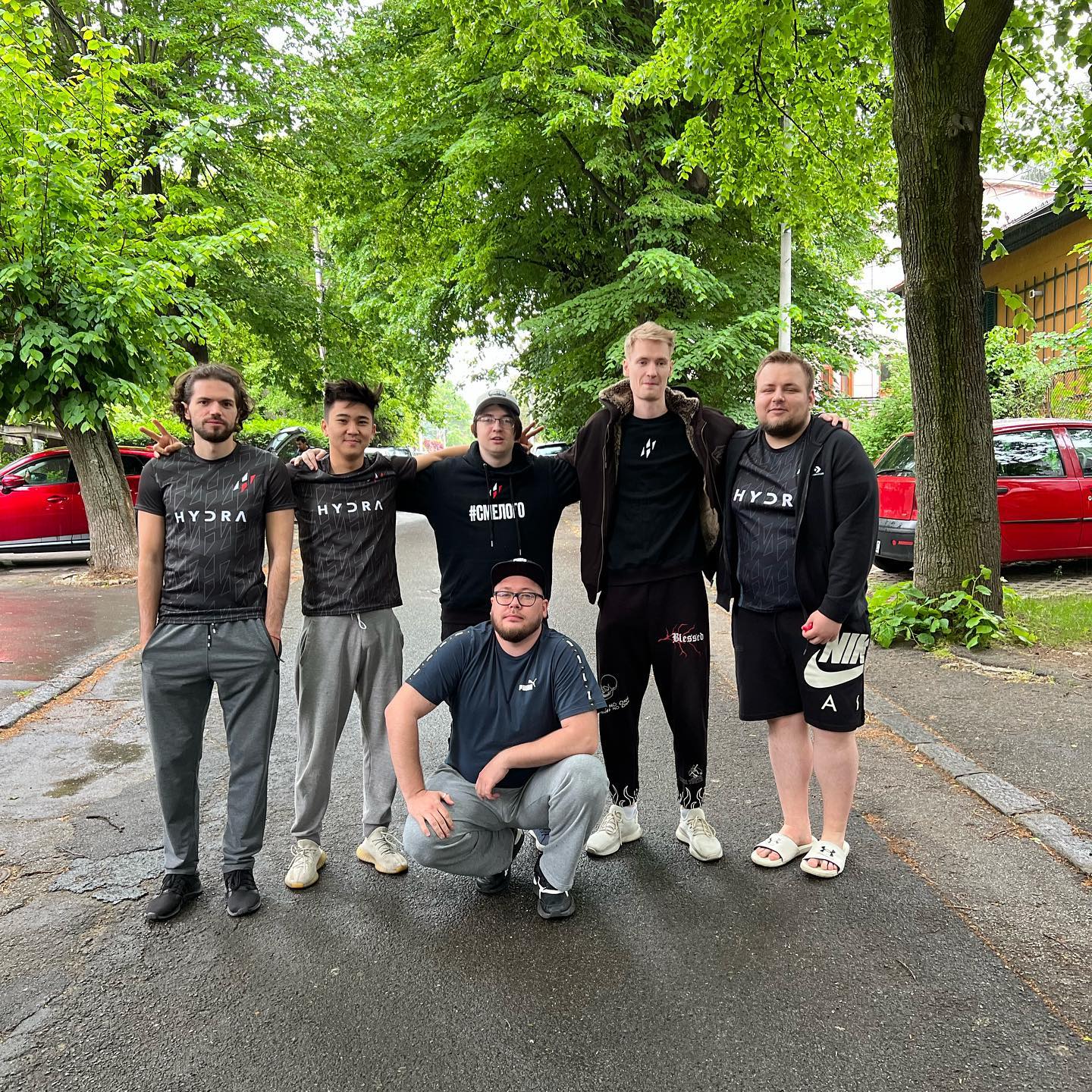 Команда на улицах Сербии